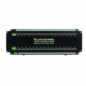 Waveshare Modbus RTU 32-Ch Relay Module, RS485 Interface, With Multiple Isolation Protection Circuits