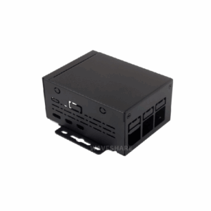 Waveshare Industrial Grade Metal Case (D) for Raspberry Pi 5, Larger Internal Space, Supports Installing Official Cooling Fan And Various HATs, Wall-mount and Rail-mount Support