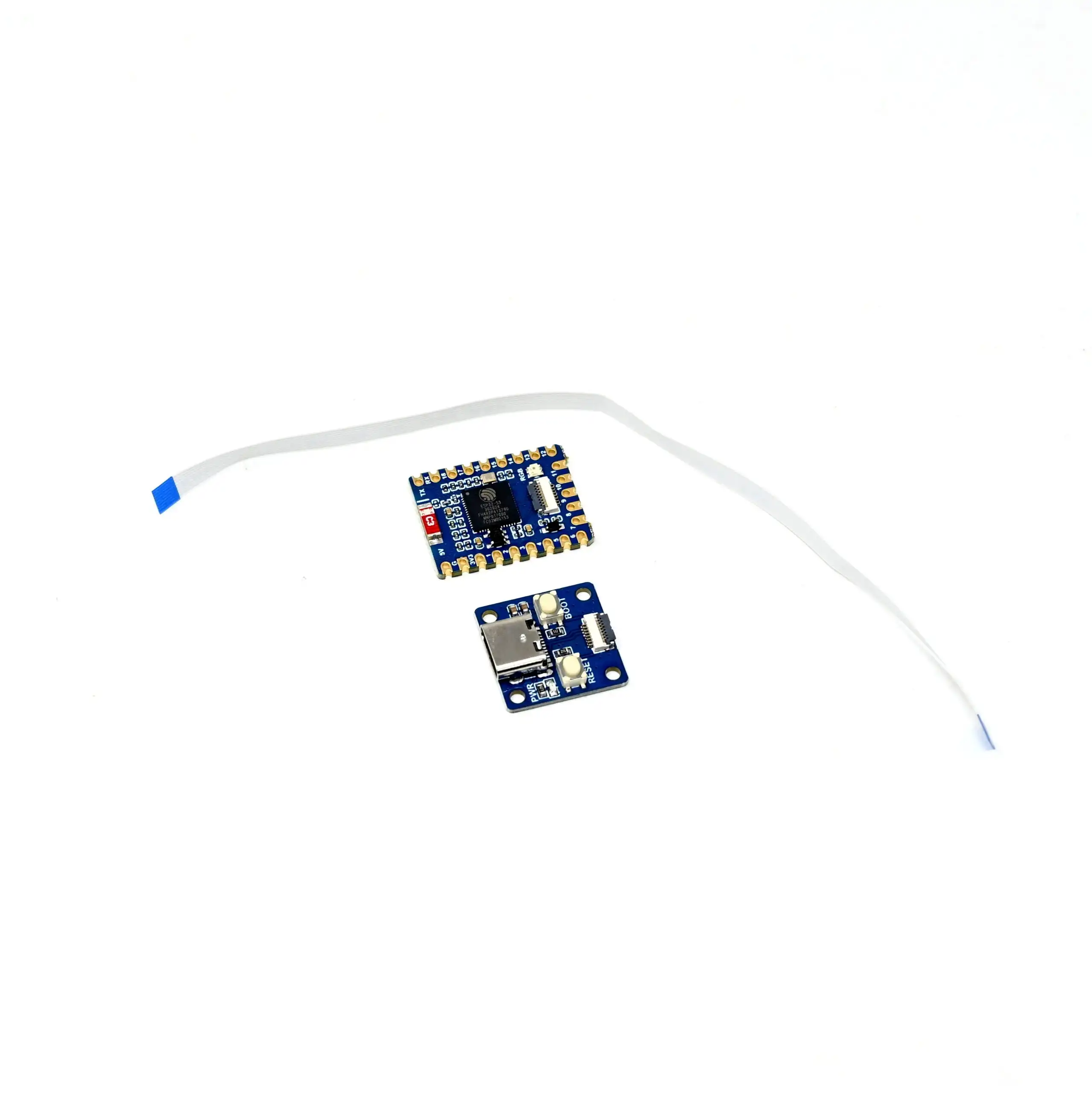 Waveshare ESP32-S3 Mini Development Board, Based on ESP32-S3FH4R2 Dual-Core Processor, 240MHz Running Frequency, USB Port Adapter Board Optional
