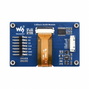 Waveshare 2.42inch OLED Display Module(C), 128×64 Resolution, SPI / I2C Communication Yellow Display
