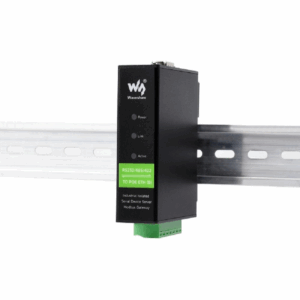 Waveshare Rail-Mount Serial Server RS232/485/422 to RJ45 Ethernet Module TCP/IP to serial With POE Function