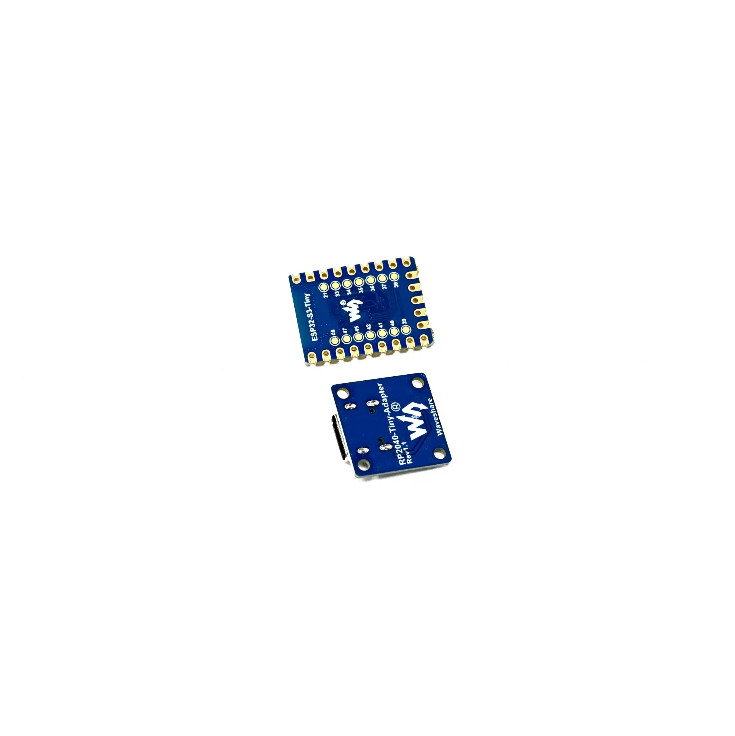 Waveshare ESP32-S3 Mini Development Board, Based on ESP32-S3FH4R2 Dual-Core Processor, 240MHz Running Frequency, USB Port Adapter Board Optional