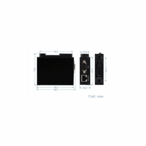 Waveshare Rail-Mount Serial Server RS232/485/422 to RJ45 Ethernet Module TCP/IP to serial With POE Function