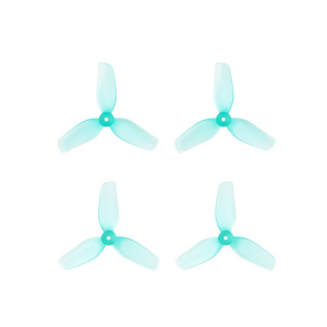 HQ 31mm Ultralight 3-Blade Props(1.0mm  Shaft )4pcs-Transparent