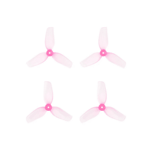 HQ 31mm Ultralight 3-Blade Props(1.0mm  Shaft )4pcs-Transparent