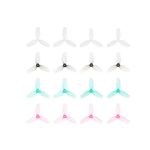 HQ 31mm Ultralight 3-Blade Props(1.0mm  Shaft )4pcs-Transparent
