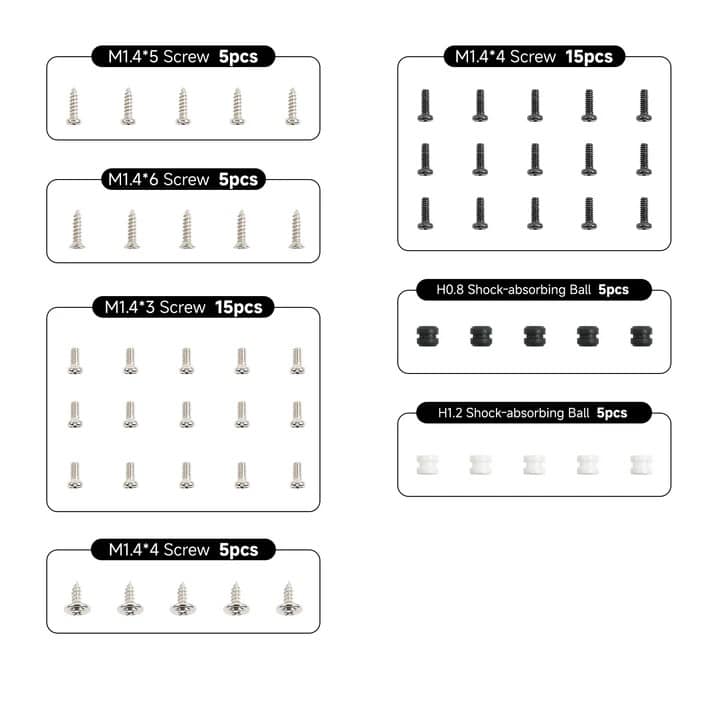 Betafpv Screws Whoop Drone - ETAFPV Screws Pack For Whoop Drone Meteor75 Pro