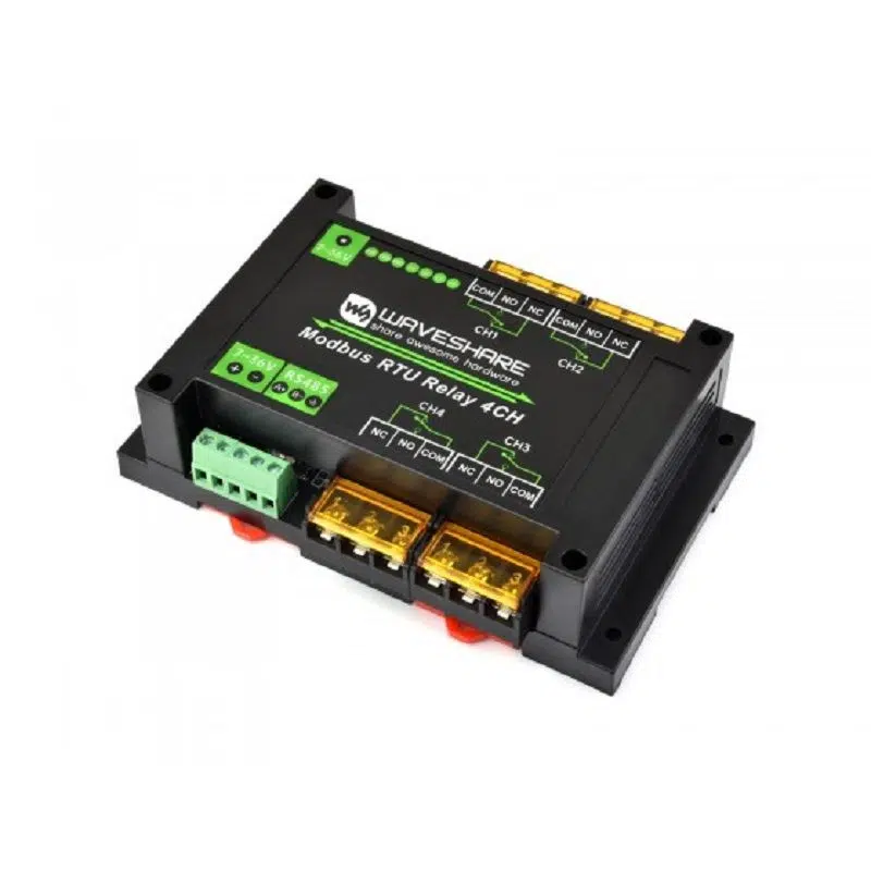 Rs485 Module Waveshare - Waveshare Industrial Modbus RTU 4-ch Relay Module with RS485 Interface