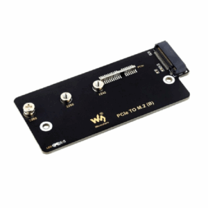 Waveshare PCIe TO M.2 adapter (B), Supports NVMe Protocol M.2 Solid State Drive, High-speed Reading/Writing, Supports Raspberry Pi Compute Module 4