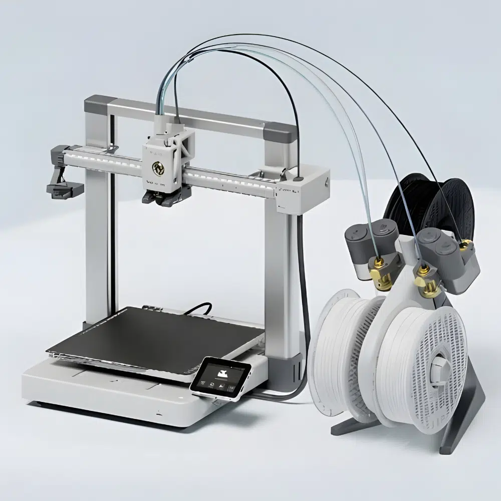 Bambu Lab A1 Combo 583589 - Bambu Lab A1 Combo 3D Printer with 3 sets of Filament