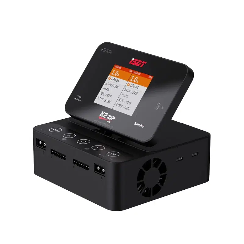 K2-zip Charger - ISDT K2-ZIP Dual Smart Charger 200W AC