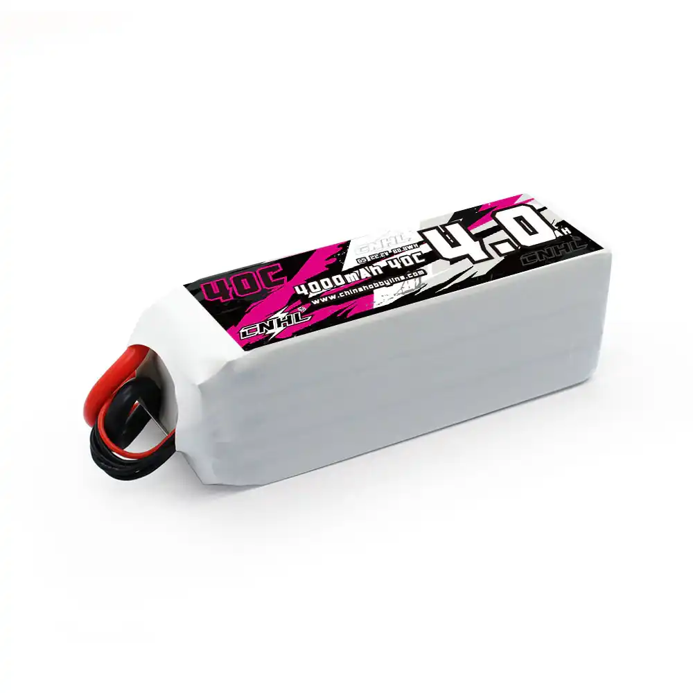 CNHL 4000mAh 22.2V 6S 40C Lipo Battery with XT60 Plug