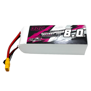 CNHL 8000mAh 22.2V 30C 6S Lipo Battery Pack With XT90 Plug