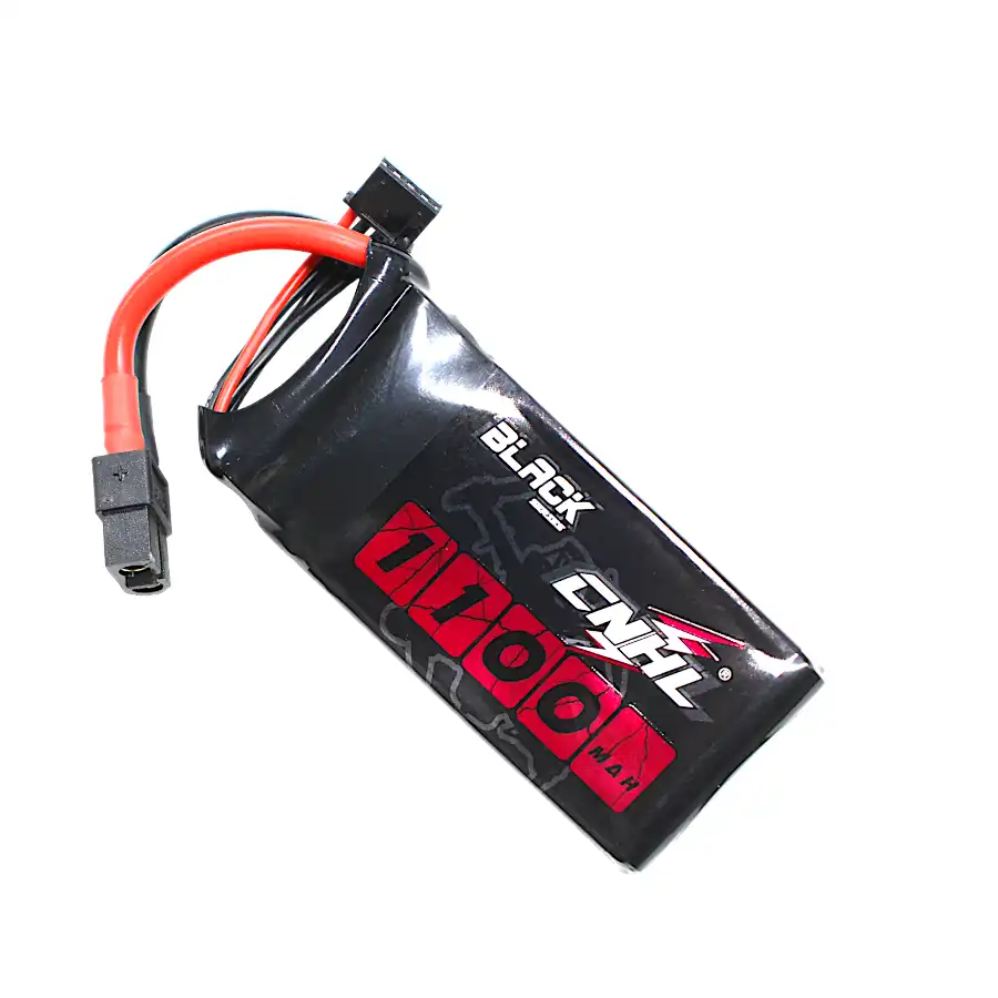 Xt60 Battery 11.1v Cnhl Black 588877 - CNHL Black Series 1100mAh 11.1V 3S 100C Lipo Battery with XT60 Plug
