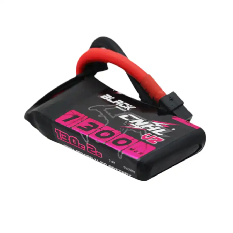 CNHL Black Series 1300mAh 7.4V 2S 130C Lipo Battery with XT60 Plug