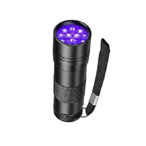 UV Light Torch 12 LED UV Portable Flashlight Jade Appraisal Light Detector Lamp