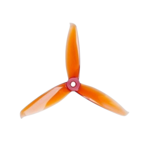 GEMFAN Propellers 5152(5.1X5.2) Tri Blade Flash  2CW+2CCW 2 Pair - Orange