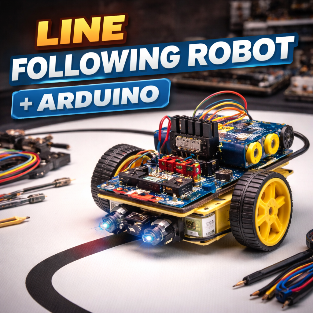 Line Following Robot with Arduino - Complete Guide