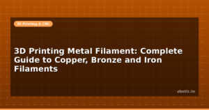 3D Printing Metal Filament: Complete Guide to Copper, Bronze and Iron Filaments