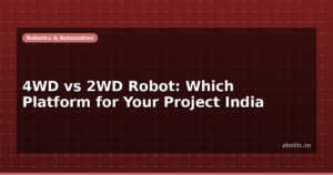 4WD vs 2WD Robot: Which Platform for Your Project India