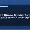 blog 7 segment display tutorial common cathode vs common anode explained 597049
