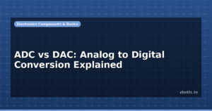 ADC vs DAC: Analog to Digital Conversion Explained