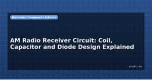 AM Radio Receiver Circuit: Coil, Capacitor and Diode Design Explained
