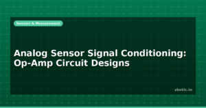 Analog Sensor Signal Conditioning: Op-Amp Circuit Designs