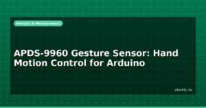 APDS-9960 Gesture Sensor: Hand Motion Control for Arduino
