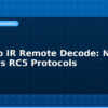 blog arduino ir remote decode nec vs sony vs rc5 protocols 594861