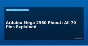 Arduino Mega 2560 Pinout: All 70 Pins Explained