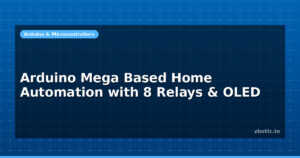 Arduino Mega Based Home Automation with 8 Relays & OLED