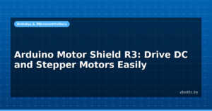 Arduino Motor Shield R3: Drive DC and Stepper Motors Easily