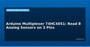 Arduino Multiplexer 74HC4051: Read 8 Analog Sensors on 3 Pins