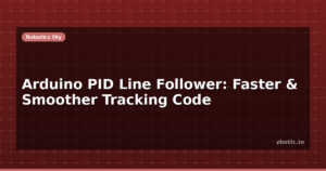 Arduino PID Line Follower: Faster & Smoother Tracking Code