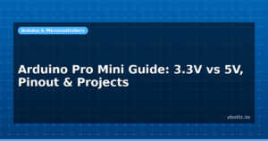 Arduino Pro Mini Guide: 3.3V vs 5V, Pinout & Projects