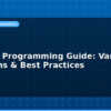 blog arduino programming guide variables functions best practices 595044