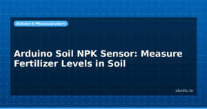Arduino Soil NPK Sensor: Measure Fertilizer Levels in Soil