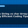 blog arduino string vs char array memory efficient coding tips 594742