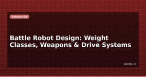 Battle Robot Design: Weight Classes, Weapons & Drive Systems