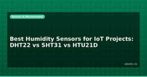 Best Humidity Sensors for IoT Projects: DHT22 vs SHT31 vs HTU21D