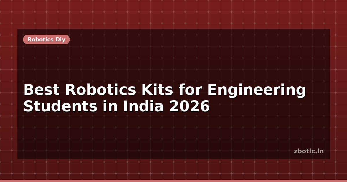 Best Robotics Kits for Engineering Students in India 2026 - Zbotic