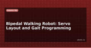 Bipedal Walking Robot: Servo Layout and Gait Programming