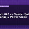 blog bluetooth ble vs classic data rate range power guide 597409