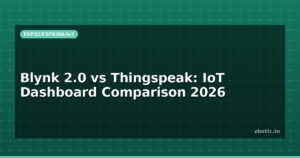 Blynk 2.0 vs Thingspeak: IoT Dashboard Comparison 2026