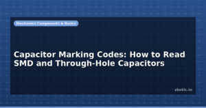 Capacitor Marking Codes: How to Read SMD and Through-Hole Capacitors