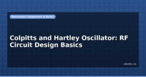 Colpitts and Hartley Oscillator: RF Circuit Design Basics