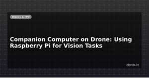 Companion Computer on Drone: Using Raspberry Pi for Vision Tasks