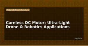 Coreless DC Motor: Ultra-Light Drone & Robotics Applications