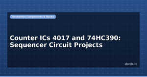 Counter ICs 4017 and 74HC390: Sequencer Circuit Projects